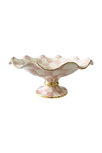 Checkered Pink Medium Sized Fruit Stand