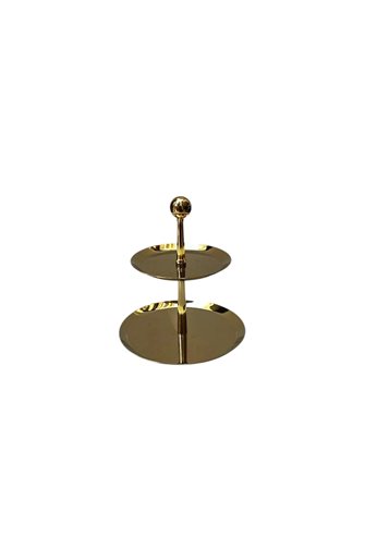 Fold Gold Mini 2 Katlı Kurabiyelik & Sunumluk
