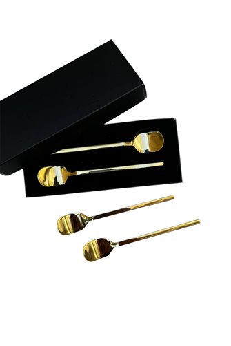 Spade 6'lı Gold Çay Kaşığı
