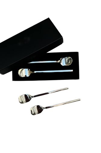 Spade 6'lı Gümüş Çay Kaşığı