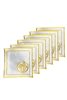 Mosaic Gold Cocktail Napkin 6 Pieces