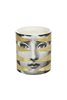 Yüz Temalı Gold Detaylı Mum