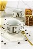 Hermione Monogram Porcelain Letter Mug - Letter C