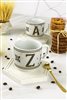 Hermione Monogram Porcelain Letter Mug - Letter Z