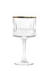 Elysia Series 4 Gold Cocktail & Presentation Glasses