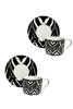 RC Zebra Serisi 2'li Çay Fincan Seti