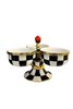 Checkered Black 3-Legged Presentation Stand