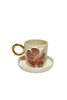 Pink Lily Figured Single Coffee Cup Set