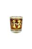 H Pattern Gold 6 Piece Whiskey Glass