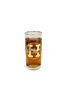 H Pattern Gold 6 Piece Soft Drink Glass