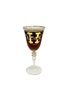 H Pattern Gold 6 Piece Goblet