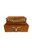 Decorative DG Pattern Tan 2-Pack Velvet Box