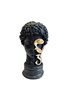 Çiçek Desenli Siyah Hermes Büst