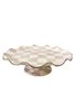 Checkered Pink Big Size Cake Stand