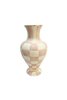 Checkered Pink 28cm Classic Vase