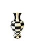 Checkered Black 28cm Classic Vase