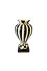 Checkered Black 35cm Slice Vase