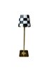 Checkered Black Rechargeable Table Lamp