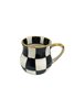 Checkered Black Chubby Mug