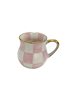 Checkered Pink Chubby Mug